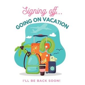 Away temporarily on Vacation